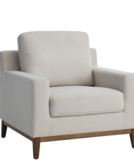 Knox Upholstered Wooden Accent Chair