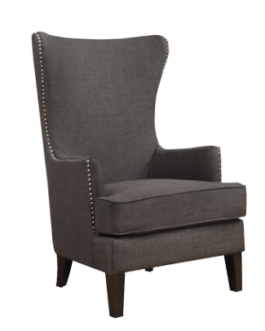 Kori Accent Chair, Charcoal
